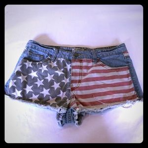 Harmony and Havoc Jean Shorts